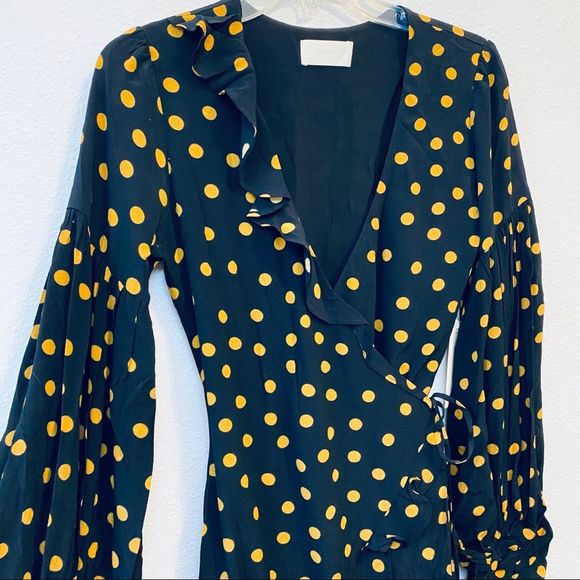 NWT Capulet Pansy Dress Gold Dot XS - Picture 7 of 8